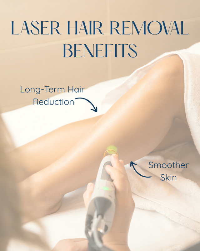 Laser hair removal benefits post