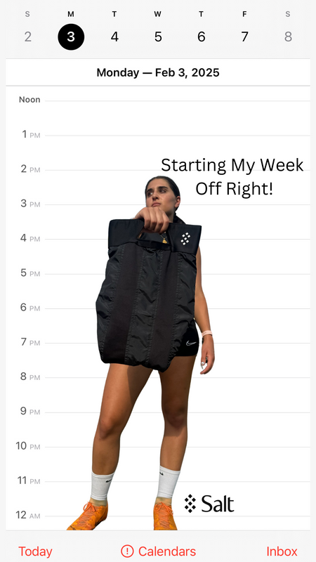 Salt outfit story graphic